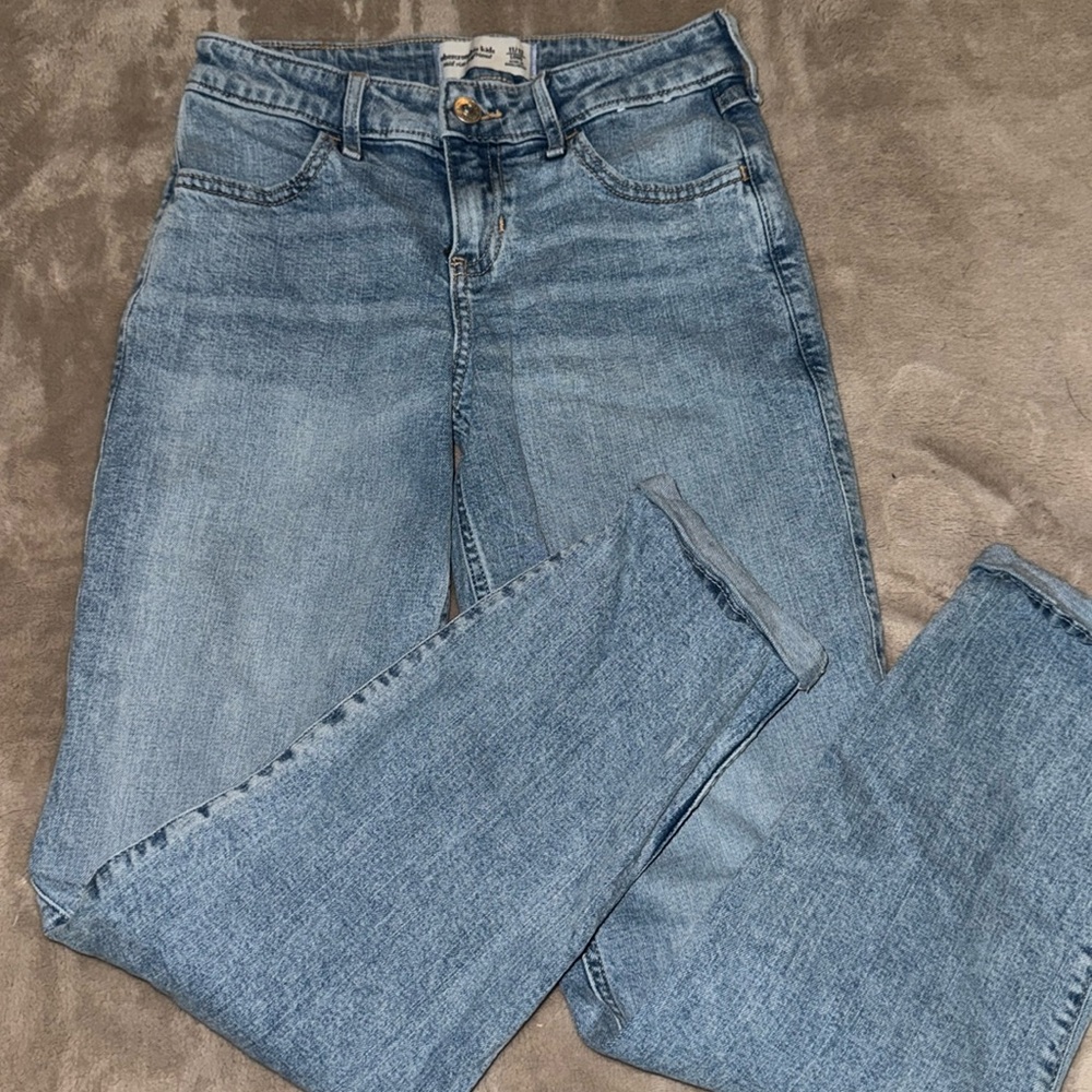 Girls mid rise boyfriend jeans